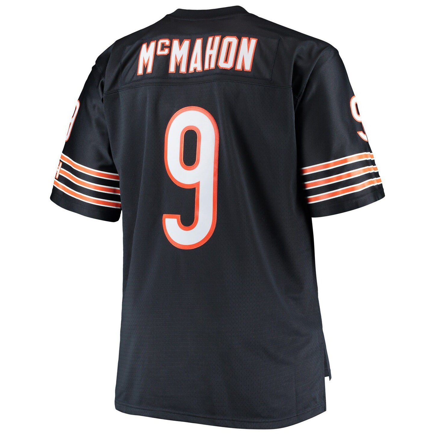 Men's Mitchell & Ness Jim McMahon Navy Chicago Bears Big & Tall 1985 Retired Player Replica Jersey