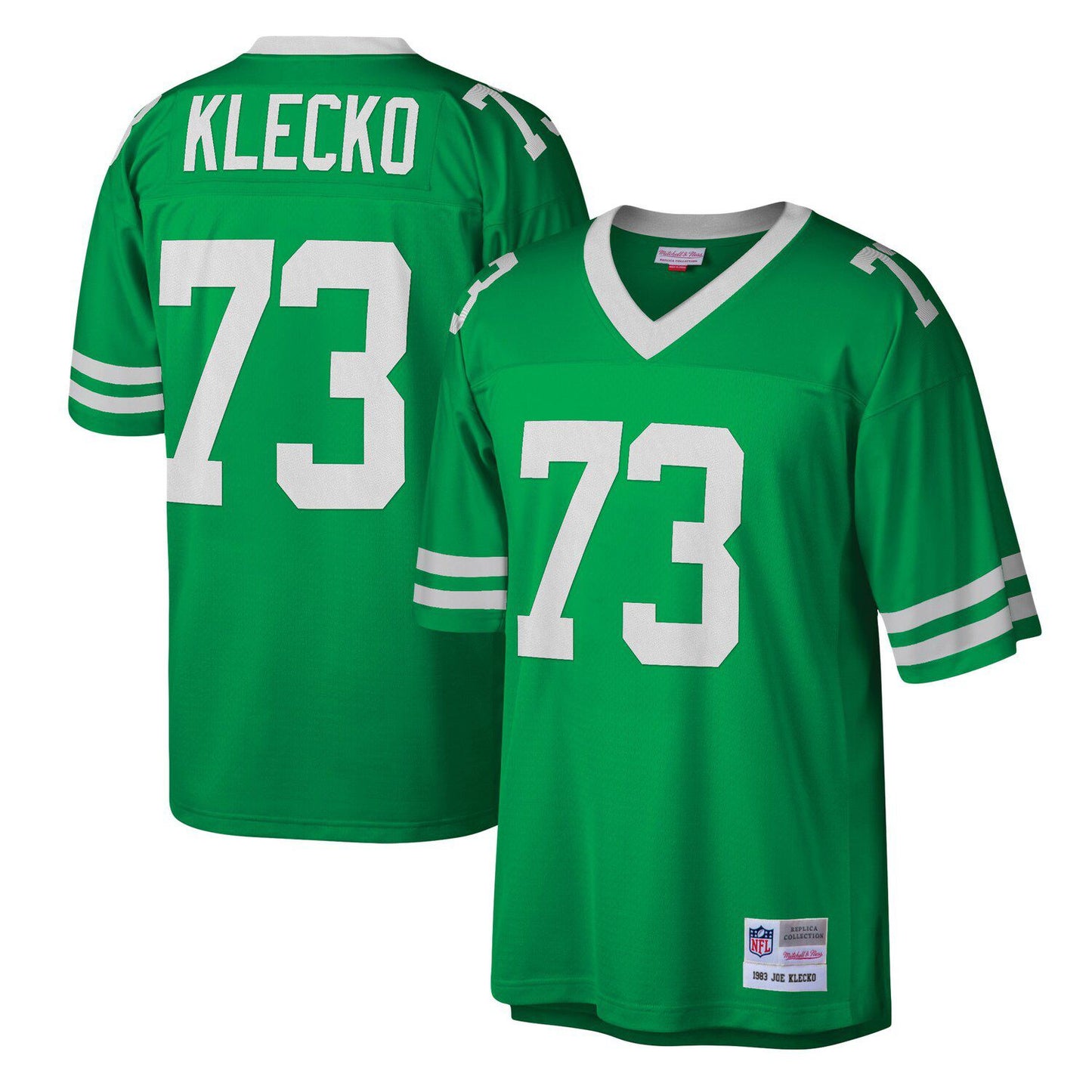 Men's Mitchell & Ness Joe Klecko Kelly Green New York Jets Legacy Replica Jersey