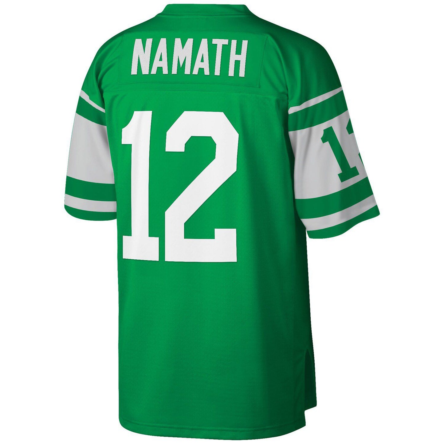 Men's Mitchell & Ness Joe Namath Green New York Jets Big & Tall 1968 Retired Player Replica Jersey