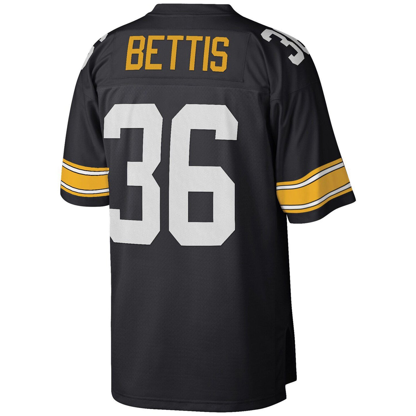 Men's Mitchell & Ness Jerome Bettis Black Pittsburgh Steelers Big & Tall 1996 Retired Player Replica Jersey