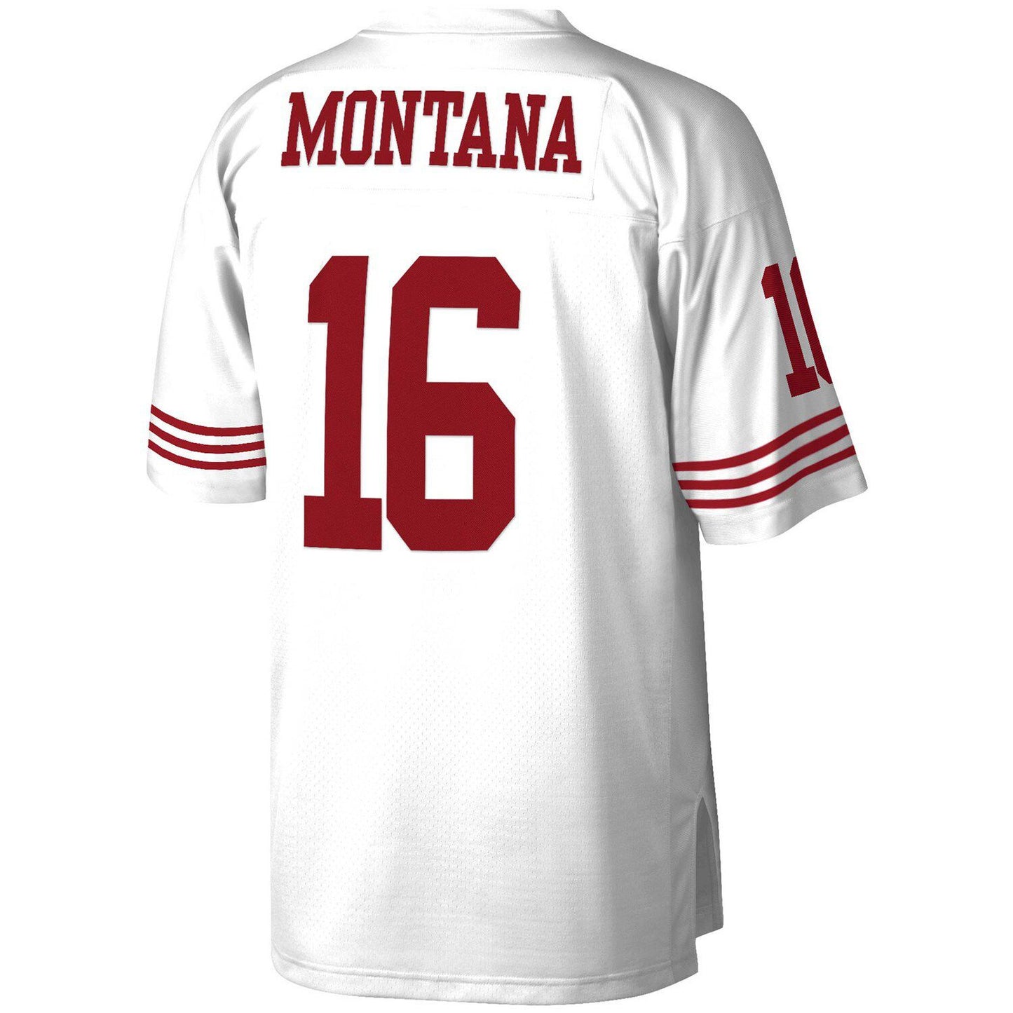 Men's Mitchell & Ness Joe Montana White San Francisco 49ers Legacy Replica Jersey