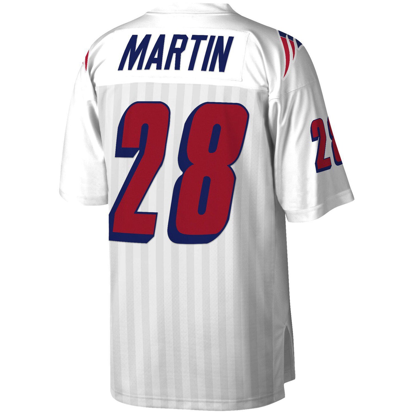 Men's Mitchell & Ness Curtis Martin White New England Patriots 1995 Legacy Replica Jersey