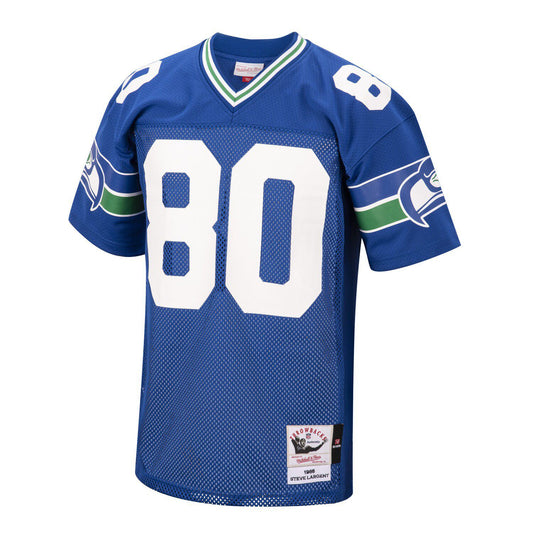 Men's Mitchell & Ness Steve Largent Royal Seattle Seahawks Authentic Retired Player Jersey