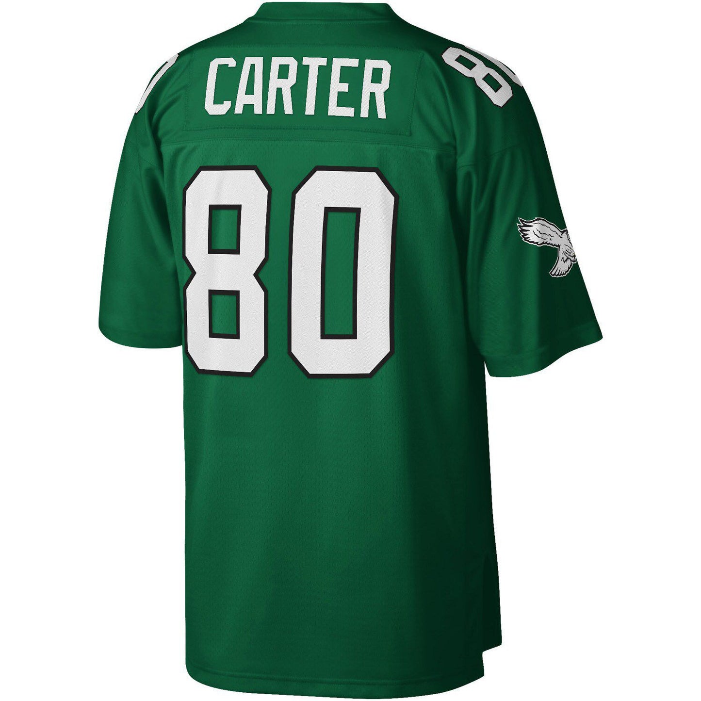 Men's Mitchell & Ness Cris Carter Kelly Green Philadelphia Eagles Legacy Replica Jersey