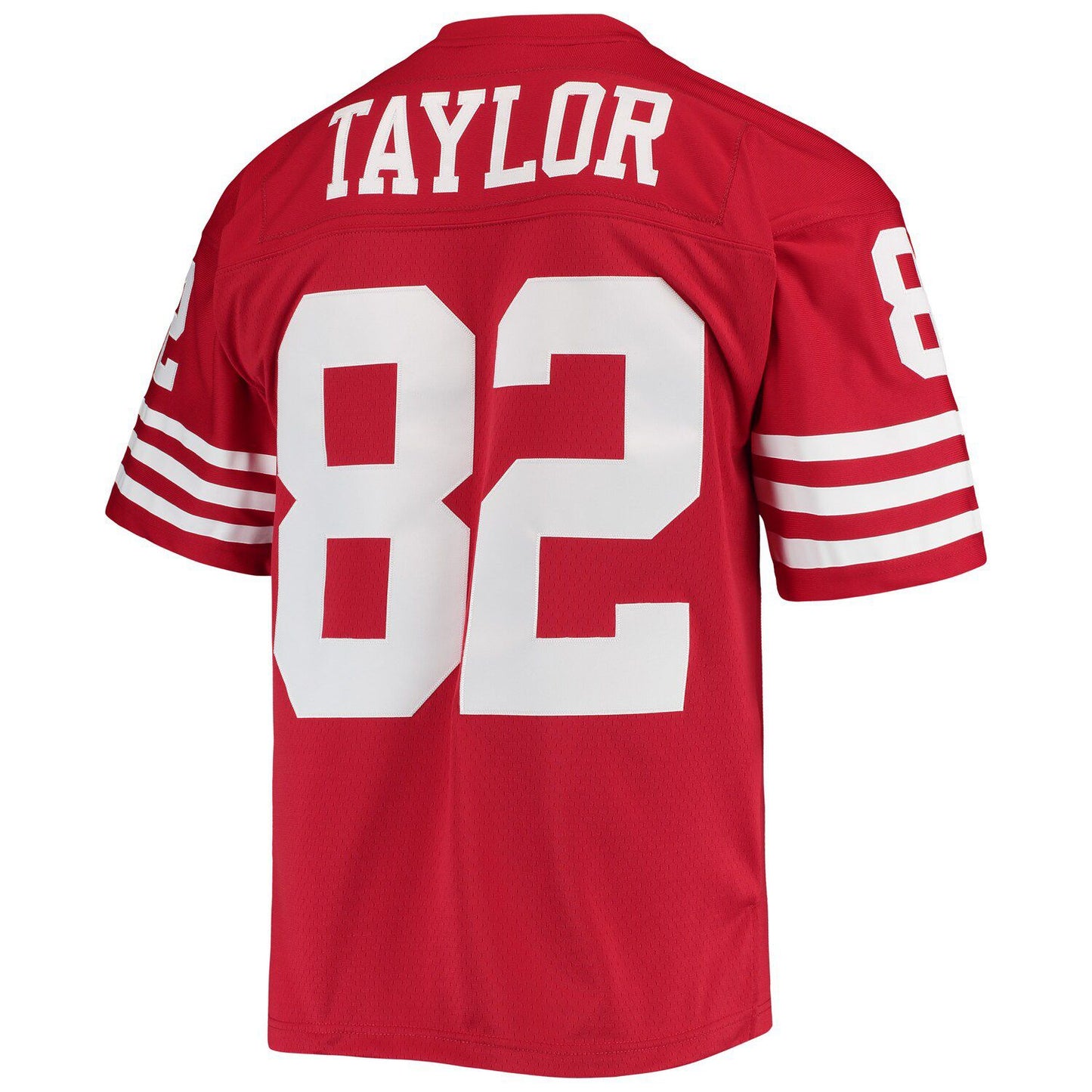 Men's Mitchell & Ness John Taylor Scarlet San Francisco 49ers 1990 Legacy Replica Jersey