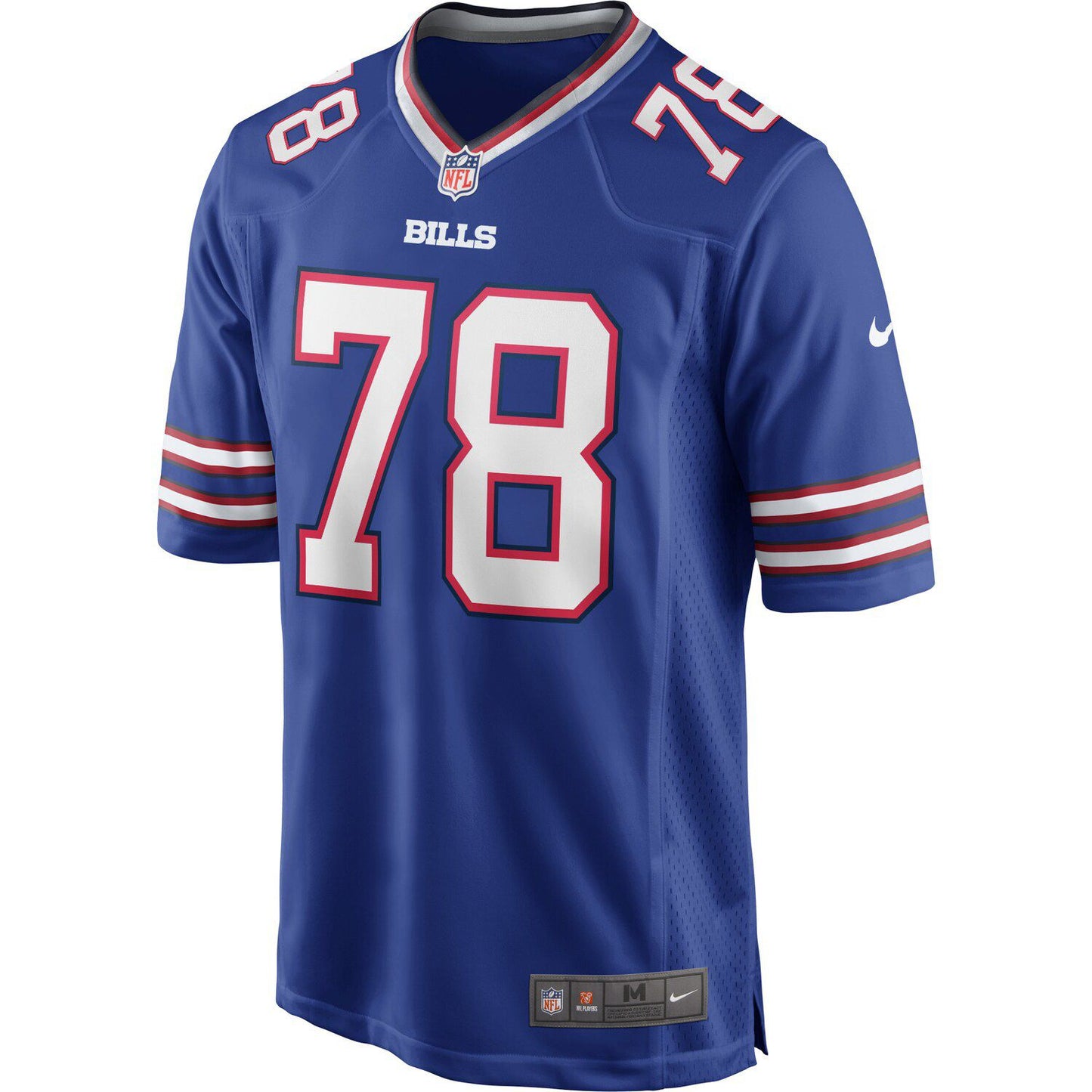 Men's Nike Bruce Smith Royal Buffalo Bills Game Retired Player Jersey