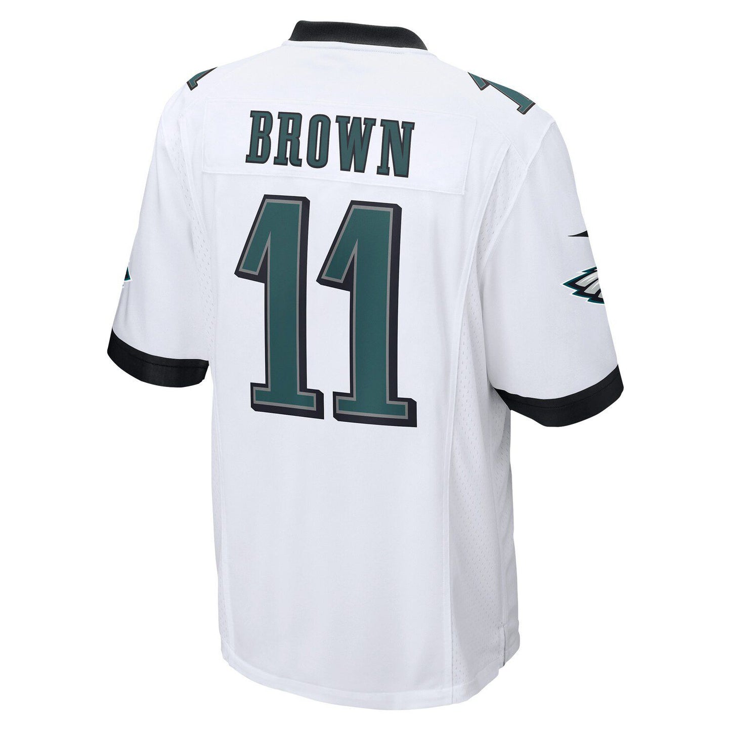 Men's Nike A.J. Brown White Philadelphia Eagles Game Jersey