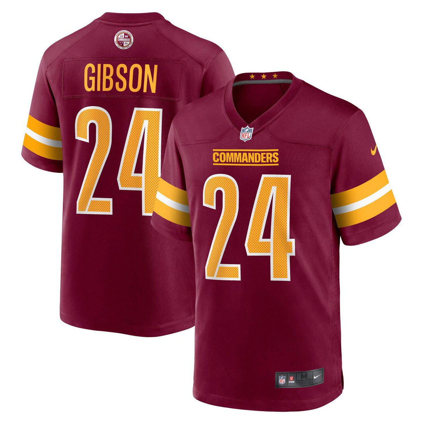 Men's Nike Antonio Gibson Burgundy Washington Commanders Game Jersey