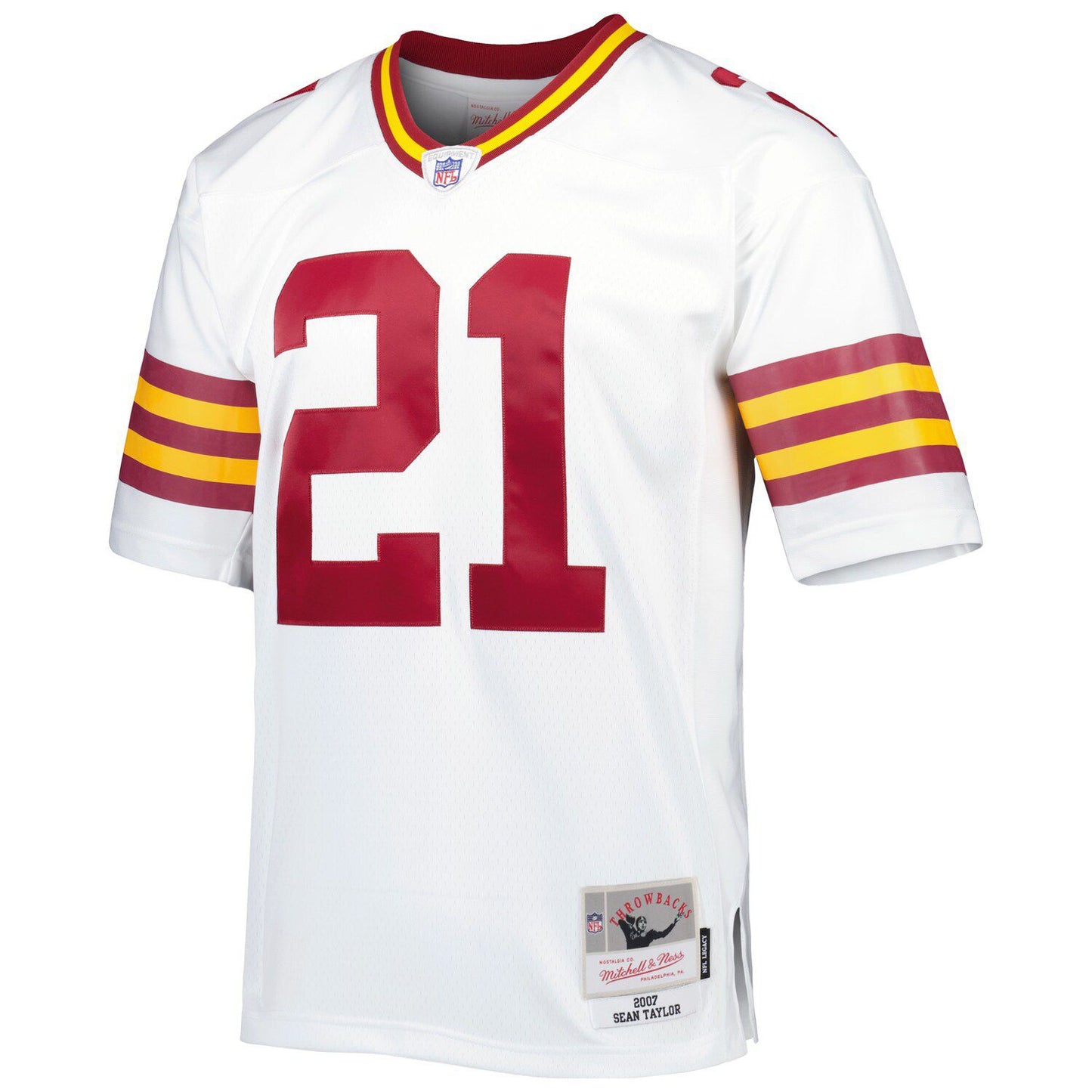 Men's Mitchell & Ness Sean Taylor White Washington Football Team 2007 Legacy Replica Jersey