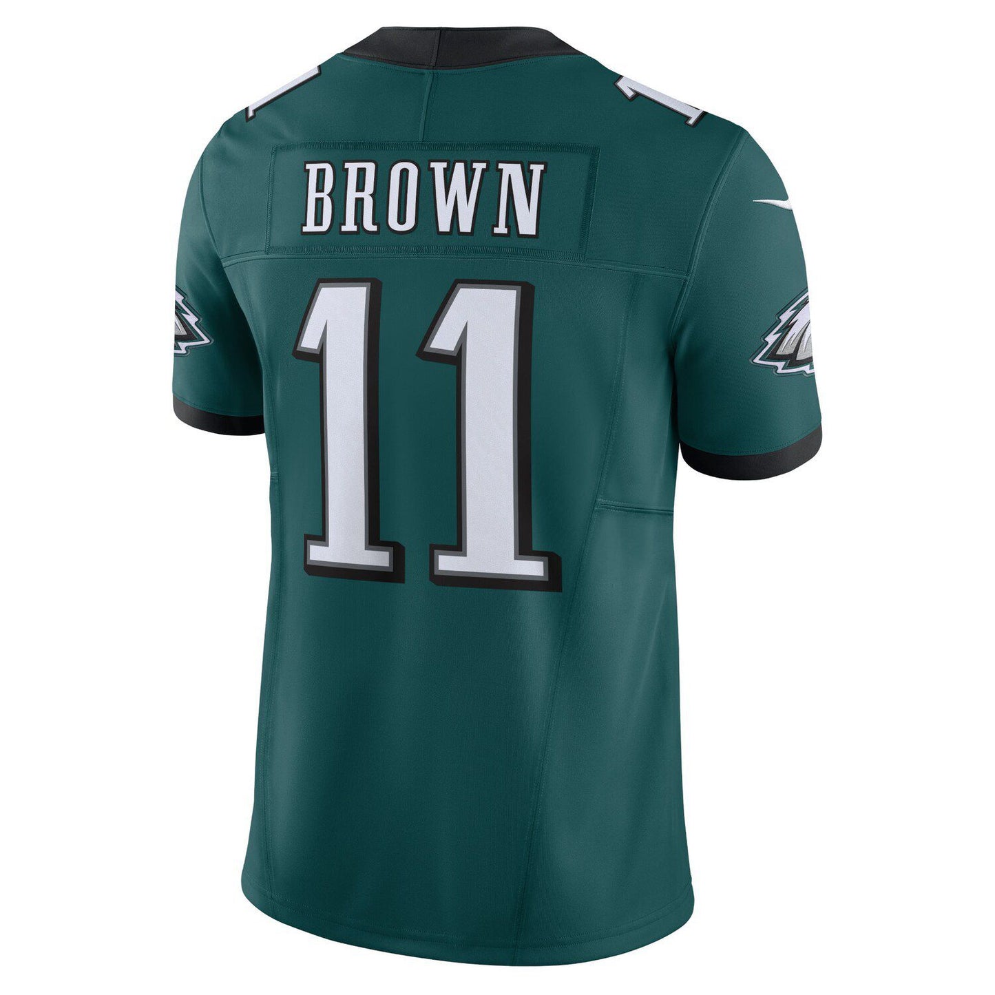 Men's Nike A.J. Brown Midnight Green Philadelphia Eagles Vapor F.U.S.E. Limited  Jersey