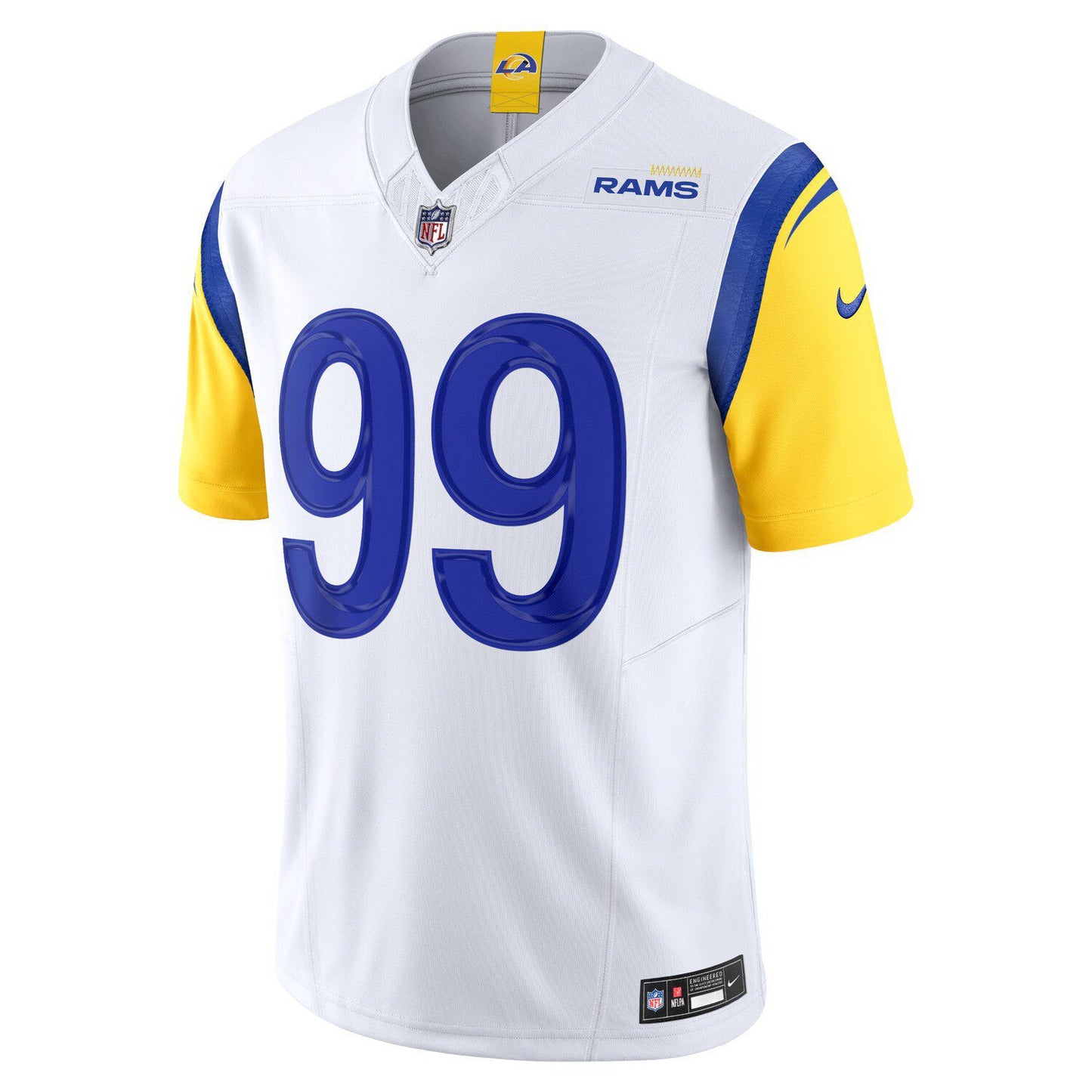 Men's Nike Aaron Donald White Los Angeles Rams Vapor F.U.S.E. Limited  Jersey