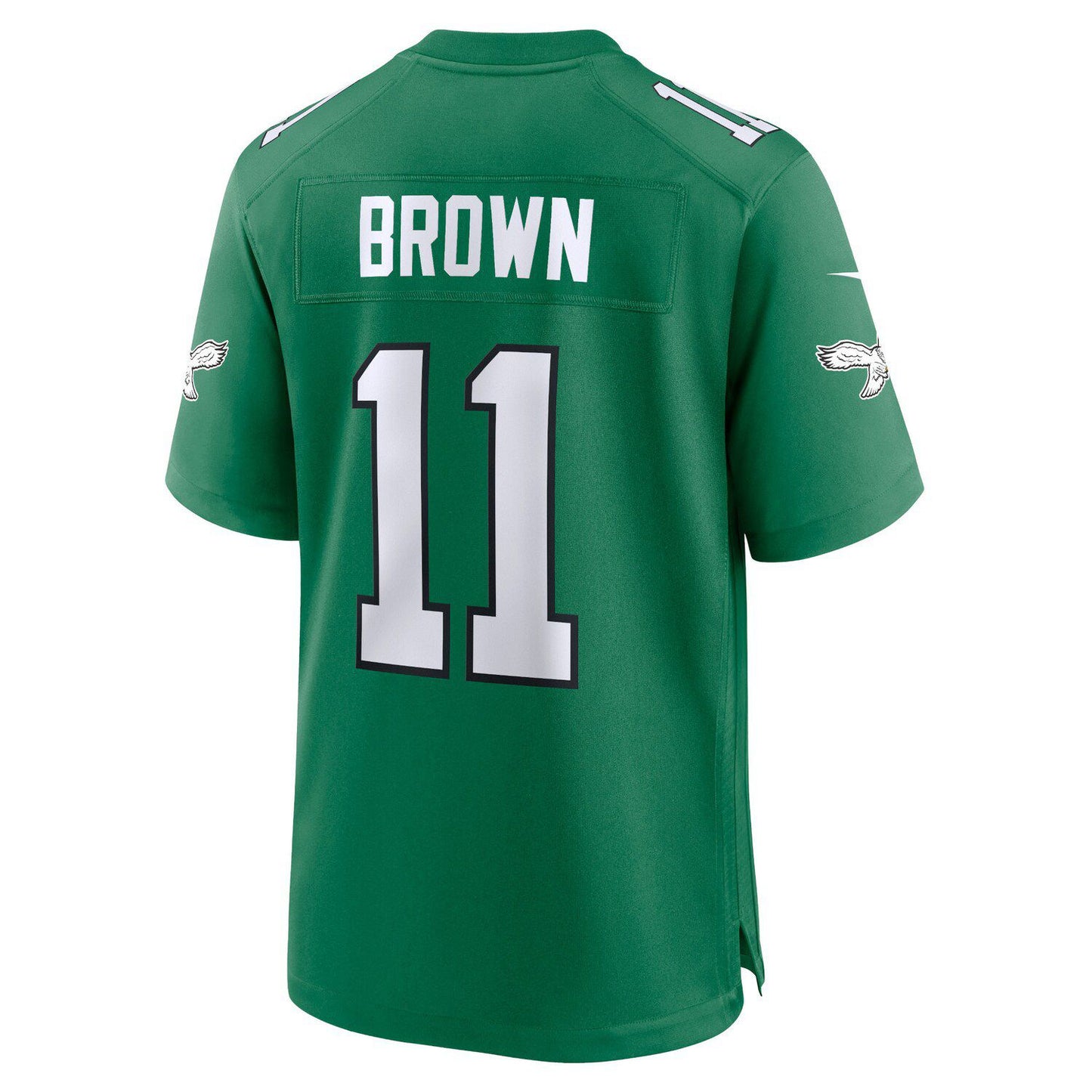 Men's Nike A.J. Brown Kelly Green Philadelphia Eagles Alternate Game Player Jersey