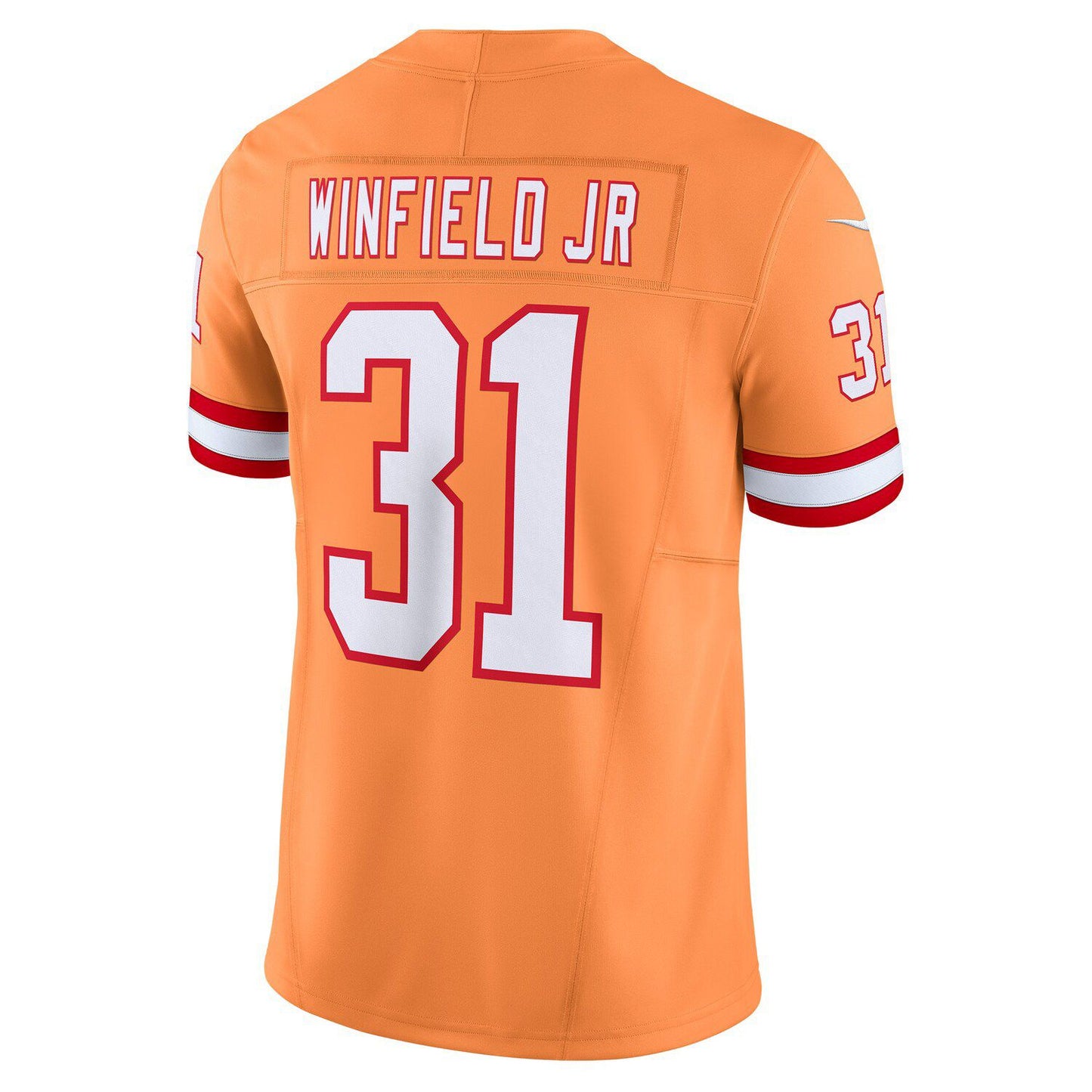 Men's Nike Antoine Winfield Jr. Orange Tampa Bay Buccaneers Throwback Vapor F.U.S.E. Limited Jersey