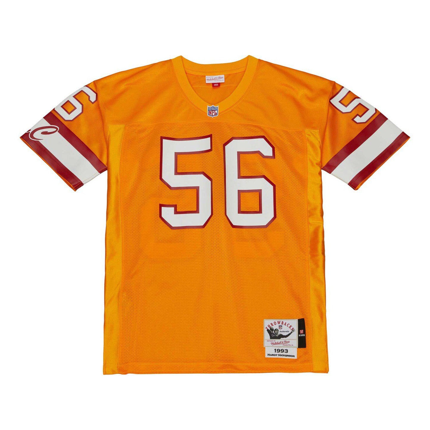 Men's Mitchell & Ness Hardy Nickerson Orange Tampa Bay Buccaneers 1993 Authentic Jersey