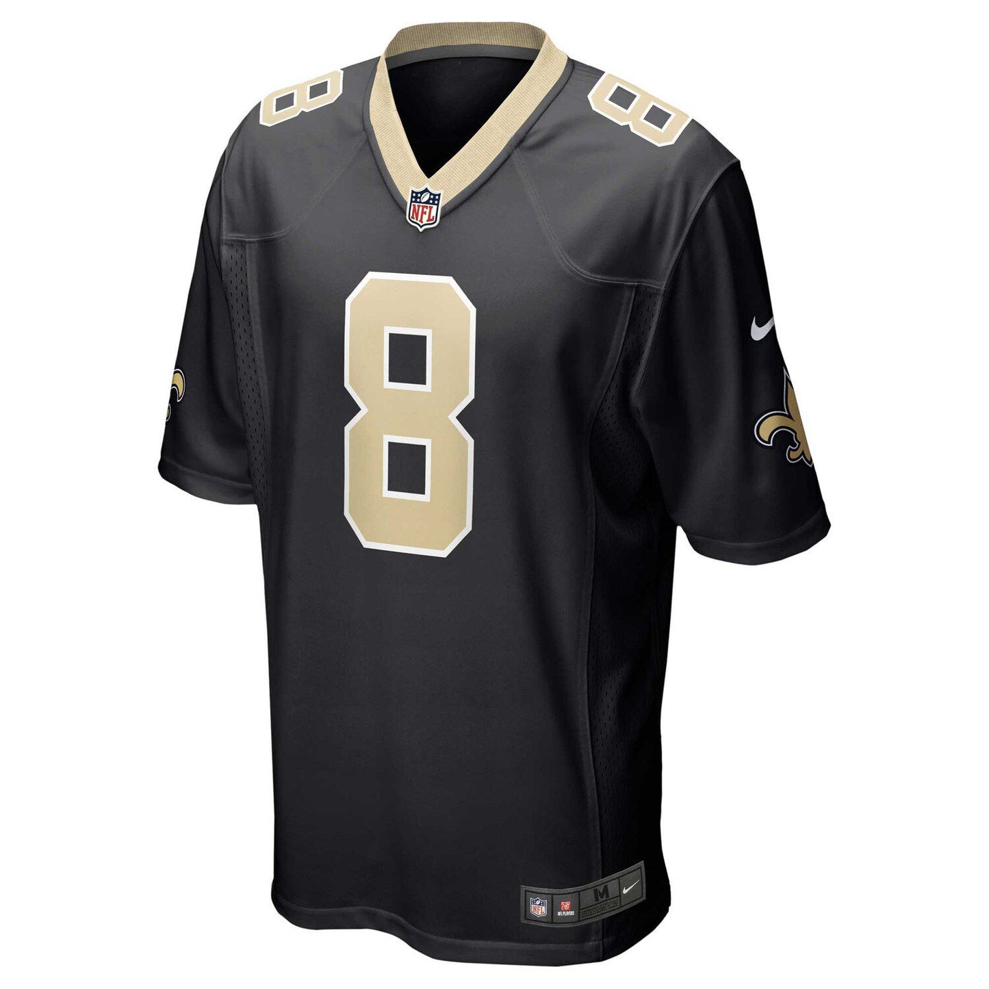 Men's Nike Archie Manning Black New Orleans Saints Retired Player Game Jersey