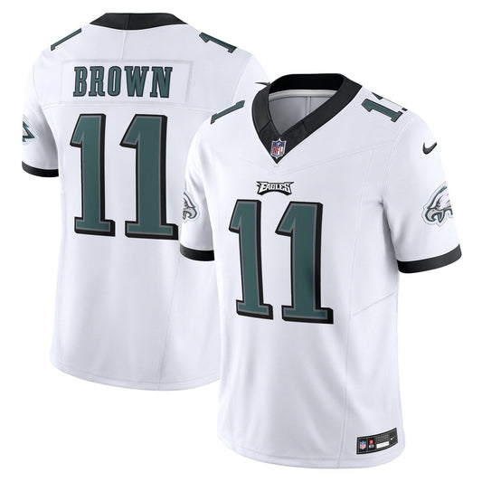 Men's Nike A.J. Brown White Philadelphia Eagles Vapor F.U.S.E. Limited Jersey