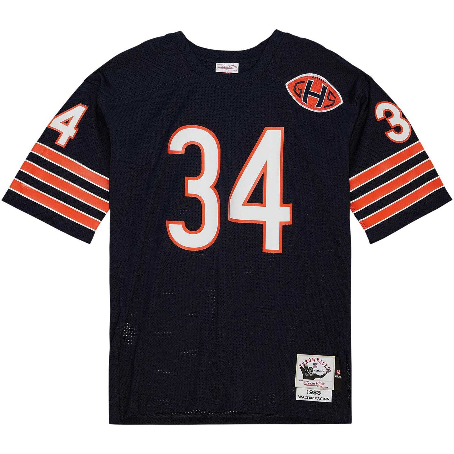 Men's Mitchell & Ness Walter Payton Navy Chicago Bears 1983 Authentic Jersey