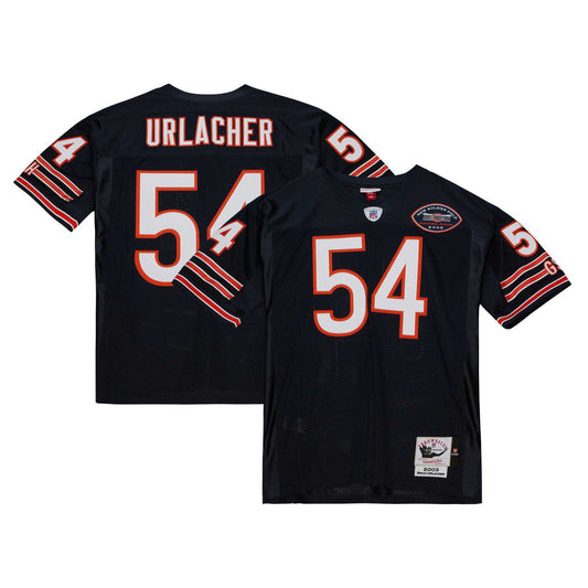 Men's Mitchell & Ness Brian Urlacher Navy Chicago Bears 2003 Authentic Jersey