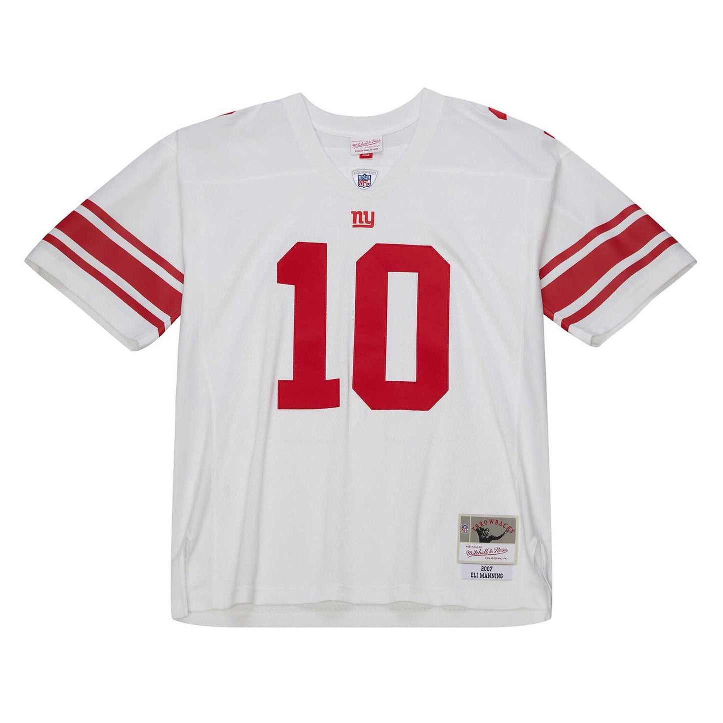 Men's Mitchell & Ness Eli Manning White New York Giants Legacy Replica Jersey