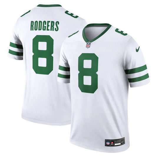 Men's Nike Aaron Rodgers Spotlight White New York Jets Alternate Legend Player Jersey